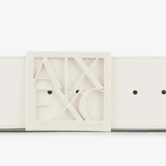 Armani Exchange AX WIDE Belt Square Logo Buckle MANY SIZES - Picture 5 of 5